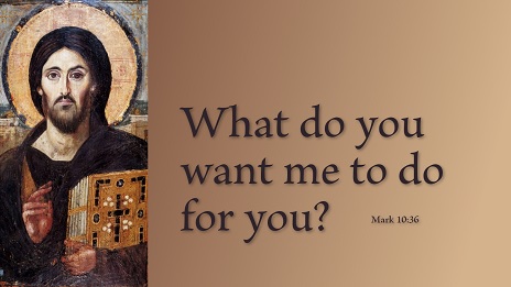 Monday of the Thirty-third Week of Ordinary Time: What Do You Want Me to Do for You?